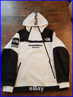 Supreme x The North Face Steep Tech Hoodie Sweatshirt Black and White