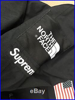 100% Authentic Supreme The North Face Gortex Trans Jacket Hoodie Small Black