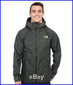 $199 THE NORTH FACE Fuse Dot Matrix Waterproof Zip Hoodie Jacket Coat Green M
