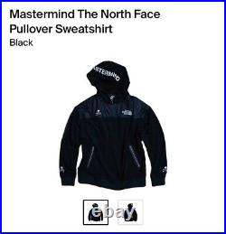 2018 Mastermind x The North Face Japan World Pullover Hoodie RARE SIZE LARGE DS