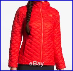 2018 The North Face Womens Thermoball Hoodie Jacket Medium Juicy Red