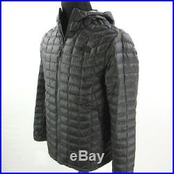 $220 NEW The North Face ThermoBall Hoodie Insulated Jacket Mens Large Black NWOT