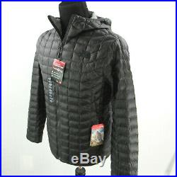 $220 NEW The North Face ThermoBall Hoodie Insulated Jacket Mens Large Black NWT