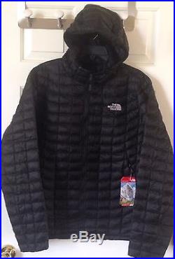 $220 NWT Mens The North Face Thermoball Hoodie Down Jacket TNF Black M L XL 2XL