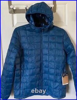 $230 NWT Mens The North Face Eco Packable Slim Fit Thermoball Hoodie Jacket Blue