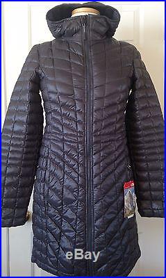 $230 NWT Womens The North Face Thermoball Hooded Jacket Hoodie Graphite Gray S