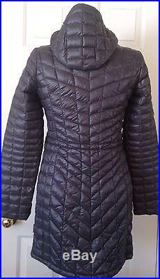 $230 NWT Womens The North Face Thermoball Hooded Jacket Hoodie Graphite Gray S
