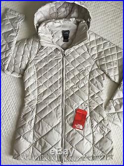 $249 North Face Women's Transit Jacket Small Moonlight Ivory Down Hoodie Hoody