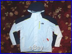 $249 The North Face Men White Cornice-Ridge Jacket Hoodie Size XL Authentic Coat