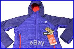 $299 New North Face Womens Zephyrus Pro Hoodie Jacket Blue Large Summit Series