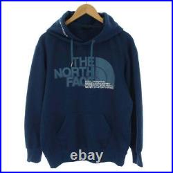 Authentic The North Face Front Half Dome Hoodie Pullover Logo size 34 US Blue