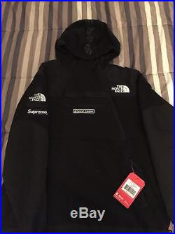 DS Supreme The North Face Steep Tech Hooded Sweatshirt Black Sz XL Tnf