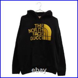 GUCCI Size S 21Ss The Northface Logo Print Pullover Hoodie North Face