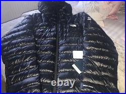 Gorgeous Shiny The North Face Summit Series 800 Down Hoodie Jacket New / Tags