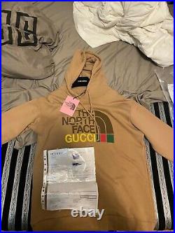 Gucci x The North Face Brown Hoodie Size M