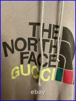 Gucci x The North Face Brown Hoodie (size M) SS21 100% Authentic