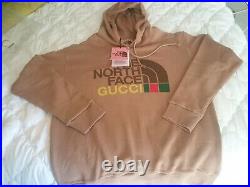 Gucci x The North Face Cotton Hoodie Brown XS