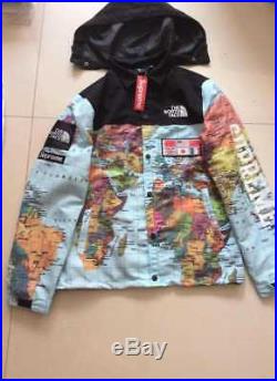 Hoodie Supreme X north face map jacket Atlas Expedition tnf northface limited