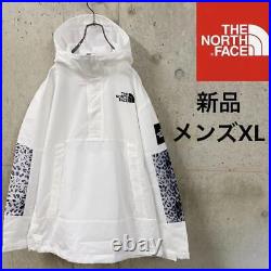 Japan Used Fashion North Face Anorak Hoodie White Leopard Pattern Men'S Xl