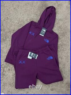 KAWS x The North Face Hoodie & Pants Pamplona Purple (Size Medium)