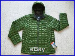 MENS THE NORTH FACE THERMOBALL HOODIE IN GREEN SIZE MEDIUM BRAND NEW WithTAGS $220