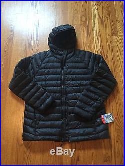 Men's NEW North Face Trevail Hoodie winter coat, size XL, black