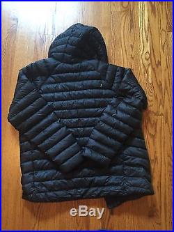 Men's NEW North Face Trevail Hoodie winter coat, size XL, black