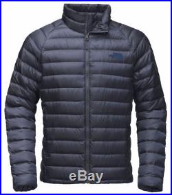 Men's North Face Trevail 800 Down Hoodie Jacket M New $249 Urban Navy