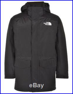Men's The North Face Carnic Jacket Black Insulated Hoodie Parka Coat Size Large