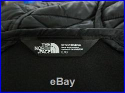 Mens L TNF The North Face Kilowatt Thermo Hoodie Insulated Hooded Jacket Black