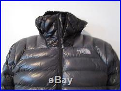 Mens M TNF The North Face Summit L3 Hoodie Hooded 800-Down Jacket Black Grey
