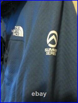 Mens New North Face Summit L2 Futurefleece Full Zip Hoodie Jacket Sz Small Blue