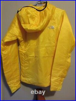 Mens New North Face Summit L3 Proprius Primaloft Hoodie Jacket Small Yellow