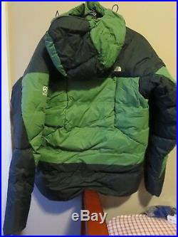 Mens New North Face Summit Series L6 Jacket Hoody Sz Small Color Vista Green
