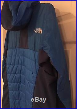 Mens North Face Summit Series Super Zephyrus Hoodie Jacket Sz Large Blue