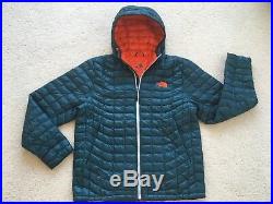 Mens North Face Thermoball Hoodie Jacket Conquer Blue Size L Nwot Guaranteed