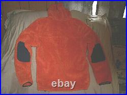 Mens Small Hoodie North Face Campshire Hoodie Orange Fleece Hoodie L Sleeve $149