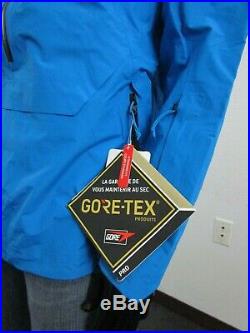 Mens TNF The North Face Free Thinker Gore Tex Hooded Hard Shell Ski Jacket Blue