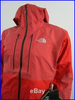 Mens TNF The North Face L5 Fuse Gore Tex C Knit Hard Shell Climbing Jacket Red