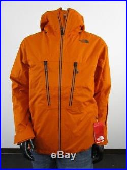 Mens TNF The North Face Thermoball Triclimate Hooded Waterproof Jacket Orange