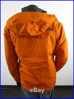 Mens TNF The North Face Thermoball Triclimate Hooded Waterproof Jacket Orange
