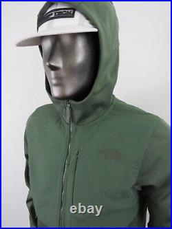 Mens The North Face Apex Quester (Bionic) Hoodie DWR Windproof Jacket Green $189