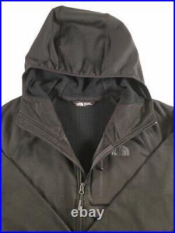 Mens The North Face Borod Hoodie Full Zip Jacket Coat Stretch Fleece Black S