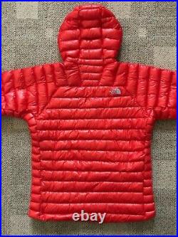 Mens The North Face L3 Proprius Down Hoodie Jacket Coat Fiery Red Sz XL Slim Fit