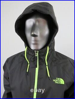Mens The North Face Novelty Rain Hoodie Dryvent Print Waterproof Jacket Black