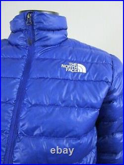 Mens The North Face Sierra Peak 800-Down Insulated Hoodie Puffer Jacket Blue