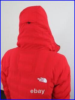 Mens The North Face Summit Breithorn 50/50 Down Hoodie Insulated Jacket Red