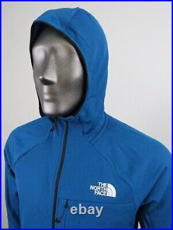Mens The North Face Summit Futurefleece LT Fleece Sweater FZ Hoodie Jacket Blue