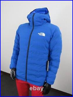 Mens The North Face Summit L3 50/50 Down Hoodie Insulated Climbing Jacket Blue