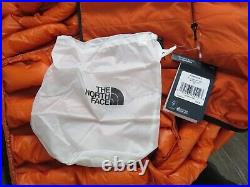 Mens The North Face Summit L3 50/50 Down Hoodie Insulated Climbing Jacket Ochre